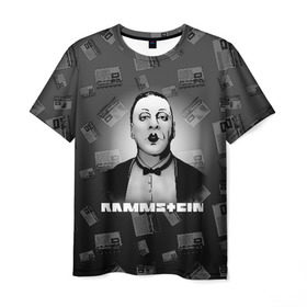 Мужская футболка 3D с принтом Rammstein в Петрозаводске, 100% полиэфир | прямой крой, круглый вырез горловины, длина до линии бедер | 2019 | du hast | lindemann | radio | rammstein | rammsteinfan | till | группы | линдеманн | метал | музыка | радио | рамштаин | рамштайн | рамштейн | рок | тилль | тиль