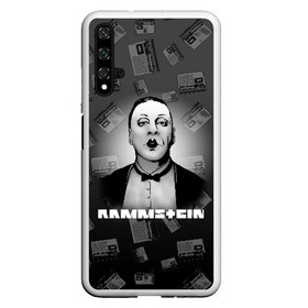 Чехол для Honor 20 с принтом Rammstein в Петрозаводске, Силикон | Область печати: задняя сторона чехла, без боковых панелей | Тематика изображения на принте: 2019 | du hast | lindemann | radio | rammstein | rammsteinfan | till | группы | линдеманн | метал | музыка | радио | рамштаин | рамштайн | рамштейн | рок | тилль | тиль