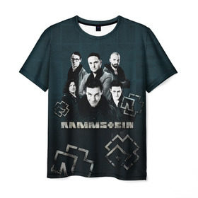 Мужская футболка 3D с принтом Rammstein в Петрозаводске, 100% полиэфир | прямой крой, круглый вырез горловины, длина до линии бедер | du hast | lindemann | rammstein | rammsteinfan | ramstein | till | группы | линдеманн | метал | музыка | рамштаин | рамштайн | рамштейн | рок | тилль | тиль