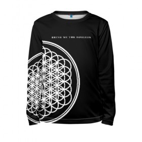 Детский лонгслив 3D с принтом Bring Me the Horizon в Петрозаводске, 100% полиэстер | длинные рукава, круглый вырез горловины, полуприлегающий силуэт
 | bmth | bring me the horizon | альтернативный | бмт | бмтх | бмтш | брин | бринг | горизонт | достань для меня | дэткор | зе | метал | ми | рок | хоризон | электроник