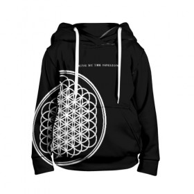 Детская толстовка 3D с принтом Bring Me the Horizon в Петрозаводске, 100% полиэстер | двухслойный капюшон со шнурком для регулировки, мягкие манжеты на рукавах и по низу толстовки, спереди карман-кенгуру с мягким внутренним слоем | bmth | bring me the horizon | альтернативный | бмт | бмтх | бмтш | брин | бринг | горизонт | достань для меня | дэткор | зе | метал | ми | рок | хоризон | электроник