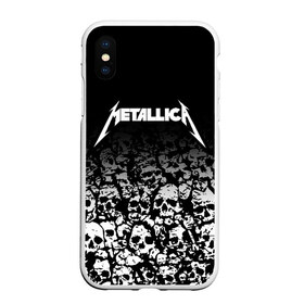 Чехол для iPhone XS Max матовый с принтом METALLICA (НА СПИНЕ) в Петрозаводске, Силикон | Область печати: задняя сторона чехла, без боковых панелей | matters metallica | music | nothing else | rock | trash metal | группа | музыка | музыканты | рок | трэш металл