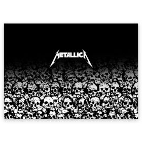 Поздравительная открытка с принтом METALLICA (НА СПИНЕ) в Петрозаводске, 100% бумага | плотность бумаги 280 г/м2, матовая, на обратной стороне линовка и место для марки
 | matters metallica | music | nothing else | rock | trash metal | группа | музыка | музыканты | рок | трэш металл