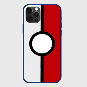 Чехол для iPhone 12 Pro Max с принтом Pokeball (Pokemon) в Петрозаводске, Силикон |  | Тематика изображения на принте: anime | pokeball | pokemon | аниме. | белый | красный | покебол | покемон | чёрный