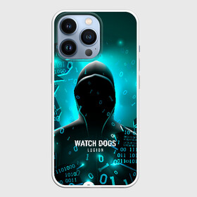 Чехол для iPhone 13 Pro с принтом Watch Dogs Legion в Петрозаводске,  |  | cyberpunk | dogs | hackers | legion | watch | watch dogs | вейчдогс | взлом | киберпанк | легион | хакеры | цифры