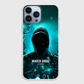 Чехол для iPhone 13 Pro Max с принтом Watch Dogs Legion в Петрозаводске,  |  | Тематика изображения на принте: cyberpunk | dogs | hackers | legion | watch | watch dogs | вейчдогс | взлом | киберпанк | легион | хакеры | цифры