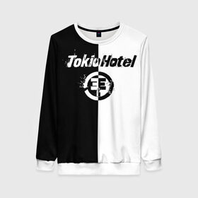 Женский свитшот 3D с принтом Tokio Hotel (4) в Петрозаводске, 100% полиэстер с мягким внутренним слоем | круглый вырез горловины, мягкая резинка на манжетах и поясе, свободная посадка по фигуре | Тематика изображения на принте: 