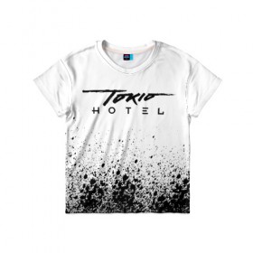 Детская футболка 3D с принтом Tokio Hotel (5) в Петрозаводске, 100% гипоаллергенный полиэфир | прямой крой, круглый вырез горловины, длина до линии бедер, чуть спущенное плечо, ткань немного тянется | 