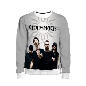 Детский свитшот 3D с принтом Godsmack в Петрозаводске, 100% полиэстер | свободная посадка, прямой крой, мягкая тканевая резинка на рукавах и понизу свитшота | alternative | american rock | crimson | grunge | hardrock | heavy | heavy metal | i stand alone | nu metal | post grunge | rock | sully erna | альтернатива | грандж | рок | хард рок | хэви