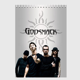 Скетчбук с принтом Godsmack в Петрозаводске, 100% бумага
 | 48 листов, плотность листов — 100 г/м2, плотность картонной обложки — 250 г/м2. Листы скреплены сверху удобной пружинной спиралью | alternative | american rock | crimson | grunge | hardrock | heavy | heavy metal | i stand alone | nu metal | post grunge | rock | sully erna | альтернатива | грандж | рок | хард рок | хэви