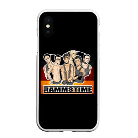 Чехол для iPhone XS Max матовый с принтом Rammstein в Петрозаводске, Силикон | Область печати: задняя сторона чехла, без боковых панелей | rammstein | till lindemann | берлин | германия | металл | музыка | рамштайн | тилль линдеманн