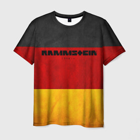 Мужская футболка 3D с принтом Rammstein в Петрозаводске, 100% полиэфир | прямой крой, круглый вырез горловины, длина до линии бедер | rammstein | till lindemann | берлин | германия | металл | музыка | рамштайн | тилль линдеманн