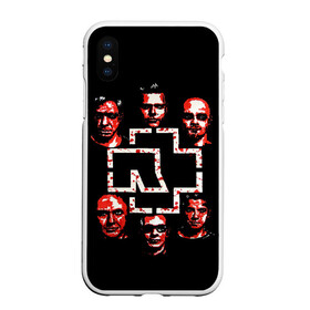 Чехол для iPhone XS Max матовый с принтом Rammstein в Петрозаводске, Силикон | Область печати: задняя сторона чехла, без боковых панелей | du hast | heavy | herzeleid | metal | mutter | rammstein | reise | rosenrot | sehnsucht | till lindemann | группа | метал | рамштайн | рок | тилль линдеманн | хард