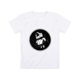 Детская футболка хлопок с принтом Lost in Space в Петрозаводске, 100% хлопок | круглый вырез горловины, полуприлегающий силуэт, длина до линии бедер | 