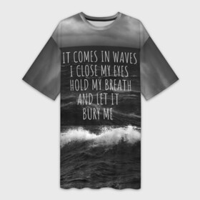 Платье-футболка 3D с принтом Bring Me The Horizon в Петрозаводске,  |  | amo | bmth | bring me the horizon | oliver sykes | амо | оливер сайкс