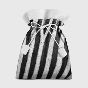 Подарочный 3D мешок с принтом Zebra Skin в Петрозаводске, 100% полиэстер | Размер: 29*39 см | animal | black | black white | pattern. | skin | streaks | texture | white | zebra | белый | животное | животные | зебра | полосы | текстура | узор | чёрно белые | чёрный