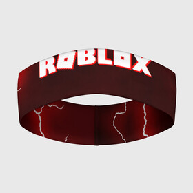 Повязка на голову 3D с принтом ROBLOX в Петрозаводске,  |  | game | gamer | logo | minecraft | roblox | simulator | игра | конструктор | лого | симулятор | строительство | фигура