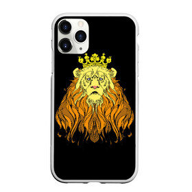 Чехол для iPhone 11 Pro Max матовый с принтом Лев в Петрозаводске, Силикон |  | animal | beast | crown | king | lion | mane | muzzle | orange | view | yellow | взгляд | грива | желтый | животное | зверь | корона | лев | оранжевый | царь