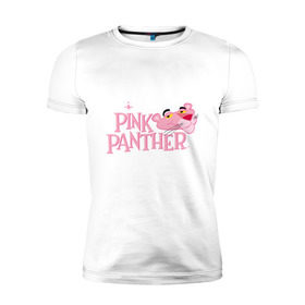 Мужская футболка премиум с принтом Розовая пантера в Петрозаводске, 92% хлопок, 8% лайкра | приталенный силуэт, круглый вырез ворота, длина до линии бедра, короткий рукав | cartoon network | moda | nickelodeon | panther | pink | pink panther | style | styles | summer | аксессуары | женская одежда | животные | красота | лето | мода | модная одежда | молодость | мультик | мультфильм | пантера | подарок