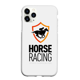 Чехол для iPhone 11 Pro Max матовый с принтом Horse racing в Петрозаводске, Силикон |  | animal | black | emblem | horse | rider | riding | slogan | sport | text | white | белый | езда | животное | конь | лошадь | наездник | слоган | спорт | текст | черный | эмблема