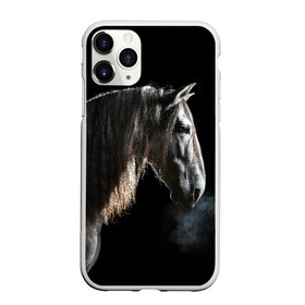 Чехол для iPhone 11 Pro Max матовый с принтом Серный в яблоках конь в Петрозаводске, Силикон |  | animal | beautiful | black | eyes | gloss | harness | horse | look | muzzle | portrait | в яблоках | взгляд | глаза | животное | конь | красивый | лоск | лошадь | портрет | сбруя | серый | скакун