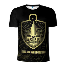 Мужская футболка 3D спортивная с принтом Rammstein в Петрозаводске, 100% полиэстер с улучшенными характеристиками | приталенный силуэт, круглая горловина, широкие плечи, сужается к линии бедра | lindemann | rammstain | rammstein | rammstein 2019 | ramstein | группы | метал | музыка | рок | тилль линдеманн