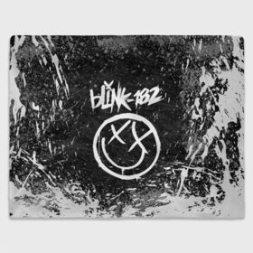Плед 3D с принтом BLINK-182 в Петрозаводске, 100% полиэстер | закругленные углы, все края обработаны. Ткань не мнется и не растягивается | blink | music | rock | блинк | группа | музыка | музыканты | рок