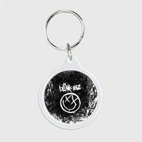 Брелок круглый с принтом BLINK-182 в Петрозаводске, пластик и полированная сталь | круглая форма, металлическое крепление в виде кольца | Тематика изображения на принте: blink | music | rock | блинк | группа | музыка | музыканты | рок
