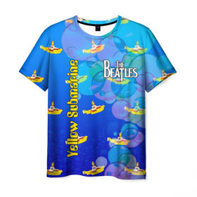 Мужская футболка 3D с принтом The Beatles (2) в Петрозаводске, 100% полиэфир | прямой крой, круглый вырез горловины, длина до линии бедер | Тематика изображения на принте: beatles | music | rock | the beatles | yellow submarine | битлз | джон леннон | легенда | музыка | пит бест | рок