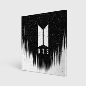 Холст квадратный с принтом BTS | БТС | BANGTAN BOYS в Петрозаводске, 100% ПВХ |  | bangtan boys | bt21 | bts | bts army | bts stickers | j hope | jimin | jin | jungkook | k pop | rap monster | rapmon | suga | v | бтс | корея | стикеры bts