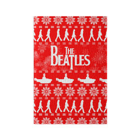 Обложка для паспорта матовая кожа с принтом The Beatles (6) в Петрозаводске, натуральная матовая кожа | размер 19,3 х 13,7 см; прозрачные пластиковые крепления | Тематика изображения на принте: beatles | merry christmas | music | rock | the beatles | yellow submarine | битлз | джон леннон | легенда | музыка | новогодний свитшот | новый год | пит бест | рок
