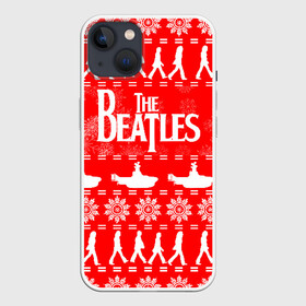 Чехол для iPhone 13 с принтом The Beatles (6) в Петрозаводске,  |  | beatles | merry christmas | music | rock | the beatles | yellow submarine | битлз | джон леннон | легенда | музыка | новогодний свитшот | новый год | пит бест | рок