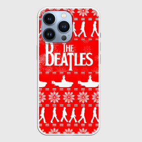 Чехол для iPhone 13 Pro с принтом The Beatles (6) в Петрозаводске,  |  | Тематика изображения на принте: beatles | merry christmas | music | rock | the beatles | yellow submarine | битлз | джон леннон | легенда | музыка | новогодний свитшот | новый год | пит бест | рок