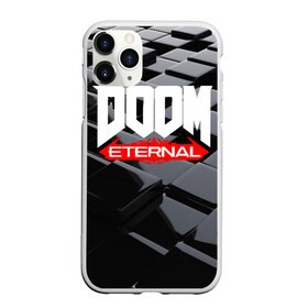 Чехол для iPhone 11 Pro матовый с принтом Doom Blocks в Петрозаводске, Силикон |  | cacodemon | doom | eternal | вечность | вечный | дум | итёрнал | какодемон | этернал