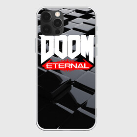 Чехол для iPhone 12 Pro Max с принтом Doom Blocks в Петрозаводске, Силикон |  | cacodemon | doom | eternal | вечность | вечный | дум | итёрнал | какодемон | этернал