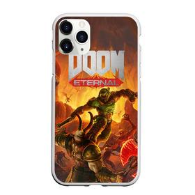 Чехол для iPhone 11 Pro матовый с принтом Doom в Петрозаводске, Силикон |  | cacodemon | doom | eternal | вечность | вечный | дум | итёрнал | какодемон | этернал