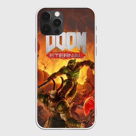 Чехол для iPhone 12 Pro Max с принтом Doom в Петрозаводске, Силикон |  | Тематика изображения на принте: cacodemon | doom | eternal | вечность | вечный | дум | итёрнал | какодемон | этернал