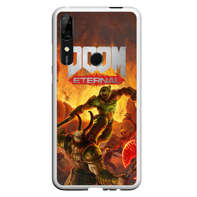 Чехол для Honor P Smart Z с принтом Doom в Петрозаводске, Силикон | Область печати: задняя сторона чехла, без боковых панелей | Тематика изображения на принте: cacodemon | doom | eternal | вечность | вечный | дум | итёрнал | какодемон | этернал