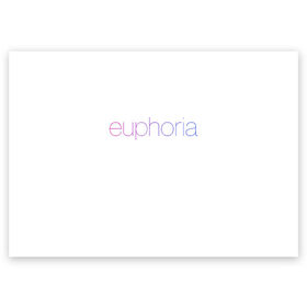 Поздравительная открытка с принтом сериал Euphoria в Петрозаводске, 100% бумага | плотность бумаги 280 г/м2, матовая, на обратной стороне линовка и место для марки
 | euphoria | zendaya | драма | зендея | отношения | подростки | ру беннетт | сериал | эйфория