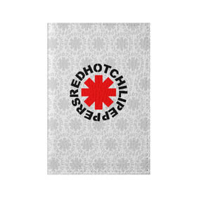 Обложка для паспорта матовая кожа с принтом RED HOT CHILI PEPPERS в Петрозаводске, натуральная матовая кожа | размер 19,3 х 13,7 см; прозрачные пластиковые крепления | Тематика изображения на принте: red hot chili peppers | rhcp | рхчп