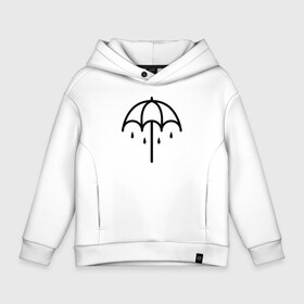 Детское худи Oversize хлопок с принтом BRING ME THE HORIZON в Петрозаводске, френч-терри — 70% хлопок, 30% полиэстер. Мягкий теплый начес внутри —100% хлопок | боковые карманы, эластичные манжеты и нижняя кромка, капюшон на магнитной кнопке | bmth | bring me the horizon