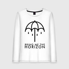 Женский лонгслив хлопок с принтом BRING ME THE HORIZON в Петрозаводске, 100% хлопок |  | bmth | bring me the horizon