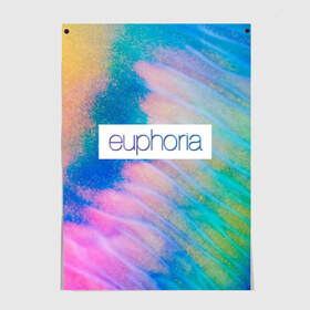 Постер с принтом сериал Euphoria в Петрозаводске, 100% бумага
 | бумага, плотность 150 мг. Матовая, но за счет высокого коэффициента гладкости имеет небольшой блеск и дает на свету блики, но в отличии от глянцевой бумаги не покрыта лаком | zendaya | зендея | ру беннетт | сериал euphoria | эйфория