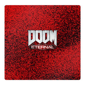 Магнитный плакат 3Х3 с принтом DOOM ETERNAL в Петрозаводске, Полимерный материал с магнитным слоем | 9 деталей размером 9*9 см | Тематика изображения на принте: 