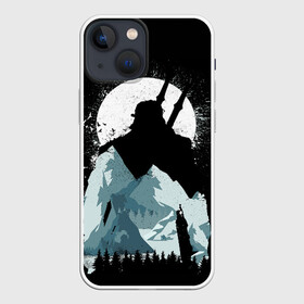 Чехол для iPhone 13 mini с принтом The Witcher 3: Wild Hunt в Петрозаводске,  |  | cd projekt | geralt | of rivia | rpg | wild hunt | арбалет | ведьмак 3 | генри кавилл | геральт | дикая | магия | охота | сказка | сфера | фэнтези | цири