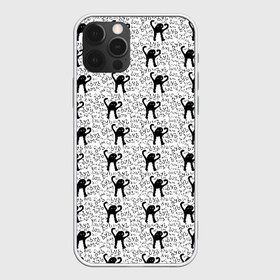 Чехол для iPhone 12 Pro Max с принтом ЪУЪ в Петрозаводске, Силикон |  | black and white | cursed cat | meme | pattern | truxkot19 | мем с котом | мемы | паттерн | прикол | съука | текстура | черно белый | черный кот | ъуъ съука | юмор