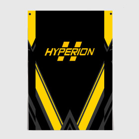 Постер с принтом HYPERION в Петрозаводске, 100% бумага
 | бумага, плотность 150 мг. Матовая, но за счет высокого коэффициента гладкости имеет небольшой блеск и дает на свету блики, но в отличии от глянцевой бумаги не покрыта лаком | borderlands | borderlands 3 | hyperion | бордерлендс | гиперион