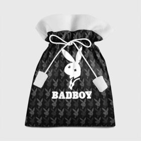 Подарочный 3D мешок с принтом Bad boy в Петрозаводске, 100% полиэстер | Размер: 29*39 см | bad boy | bite | bow tie | broken | cool | ear | fighter | logo | man | playboy | rabbit | sign | symbol | white | белый | битый | боец | галстук бабочка | знак | кролик | логотип | любовь | мальчик | мужчина | откушенное | прикольный | сим