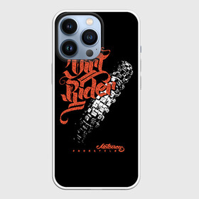 Чехол для iPhone 13 Pro с принтом Motocross freestyle в Петрозаводске,  |  | biker | black | freedom | graffiti | moto | motorcycle | orange | racer | sport | style | tire | trace | white | байкер | белый | гонщик | граффити | мото | мотоцикл | оранжевый | свобода | след | спорт | стиль | черный | шина
