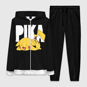 Женский костюм 3D с принтом Пика в Петрозаводске,  |  | pikachu | pokeball | pokemon | пикачу | покебол | покемоны